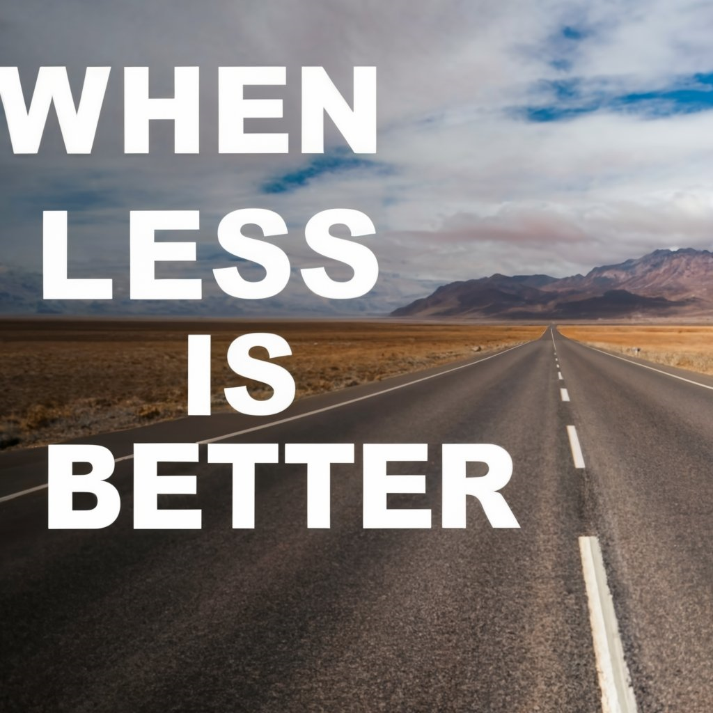 WHEN LESS IS BETTER BY CALEB SEGBEFIA (DEEJAY)