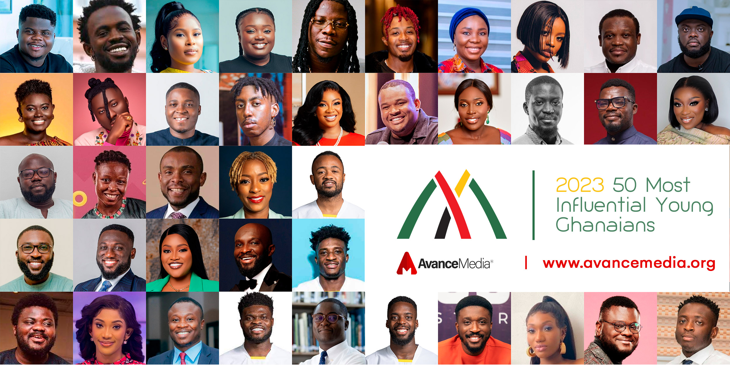 Stonebwoy, Kudus, Afua Asantewaa & Berla Mundi make Avance Media’s 2023 50 Most Influential Young Ghanaians List