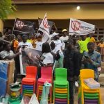 BYK Medikal donates to students who lack desks, using cement blocks as seats and tables