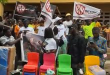 BYK Medikal donates to students who lack desks, using cement blocks as seats and tables