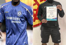 SPORTS: Michael Essien has earned his UEFA license in football management