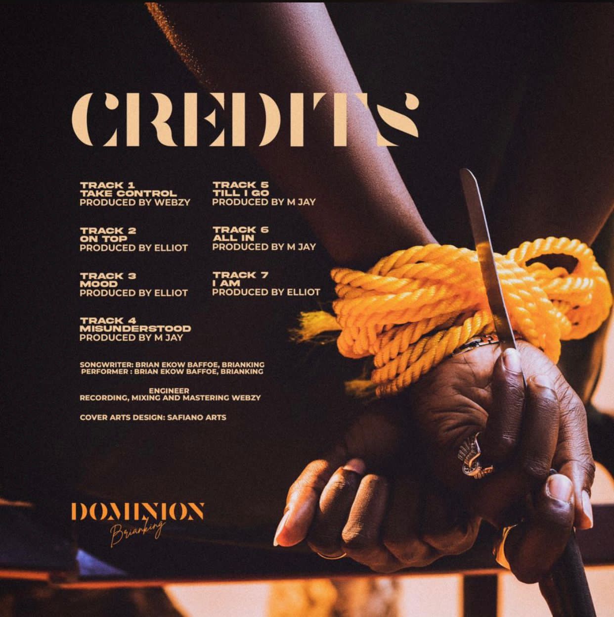 BrianKing, celebrated for his uniqueness, and confidence, unveils his latest project, Dominion EP BrianKing, celebrated for his uniqueness, and confidence, unveils his latest project, Dominion EP