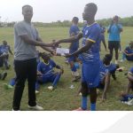 Team Manager PO Agyabeng Joseph Makes a Donation to Ghana Navy Dolphins FC