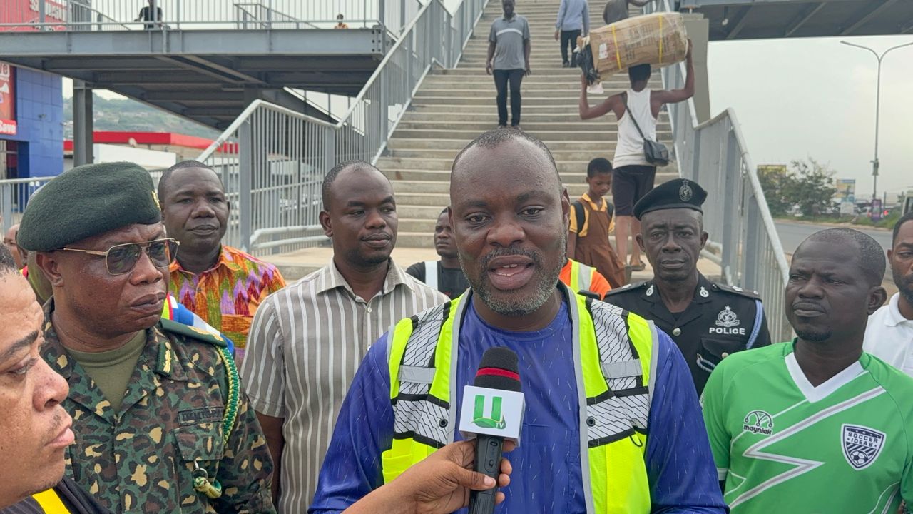 WEIJA-GBAWE M.C.E. Visits Tetegu Junction to Address Pedestrian Safety Concerns