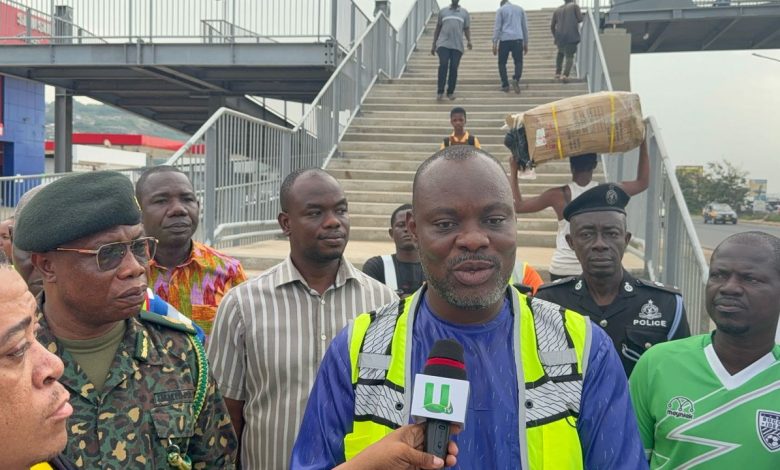 WEIJA-GBAWE M.C.E. Visits Tetegu Junction to Address Pedestrian Safety Concerns