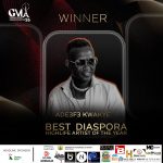 ADE3F3 KWAKYE CROWNED HIGHLIFE ARTISTE OF THE YEAR (DIASPORA) 2026 AT GHANA MUSIC AWARDS EUROPE