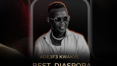 ADE3F3 KWAKYE CROWNED HIGHLIFE ARTISTE OF THE YEAR (DIASPORA) 2026 AT GHANA MUSIC AWARDS EUROPE